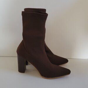 Streetwear Society Brown Knit Boots Booties Women 10